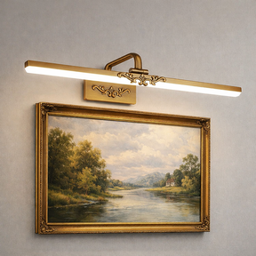 Bronze Metal Design Long Bathroom Wall Lighting, Picture Light