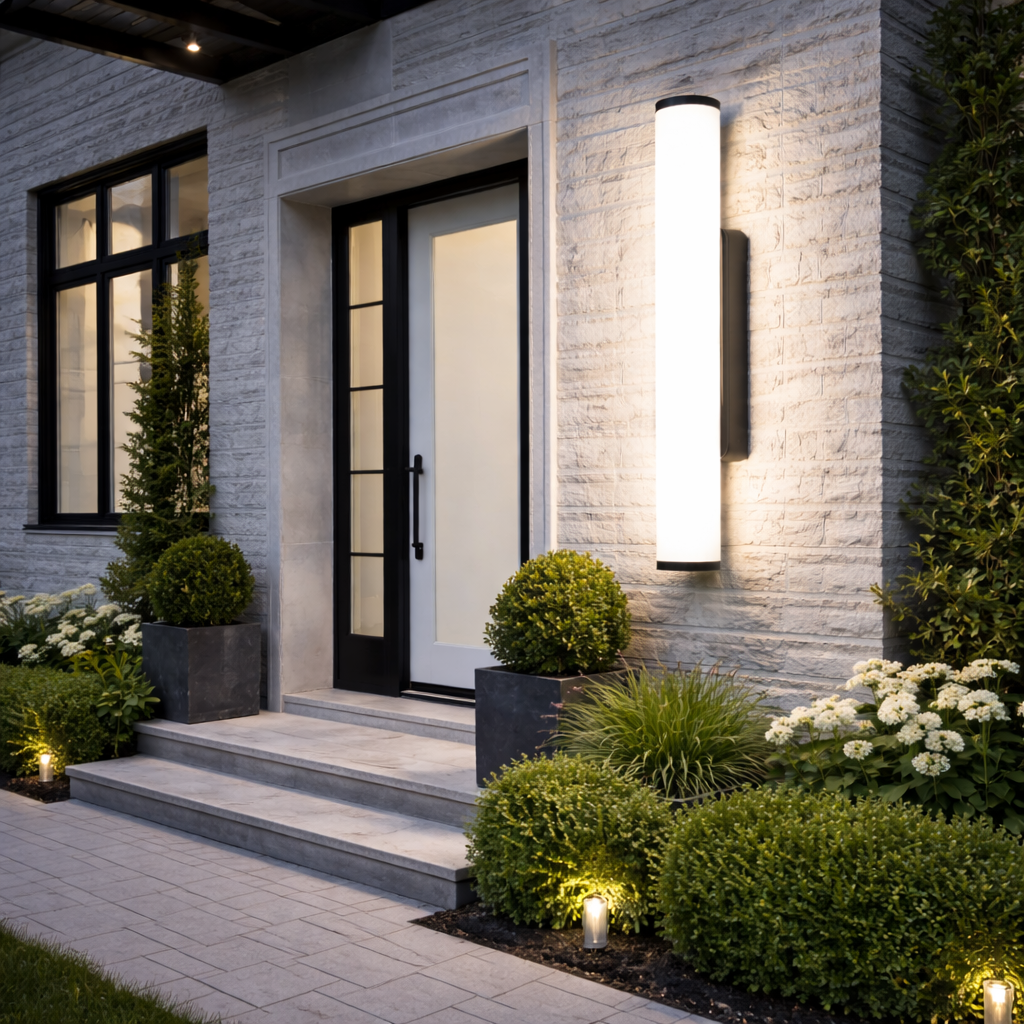 IP65 Outdoor Strip Waterproof Wall Lights for Courtyard, Garage