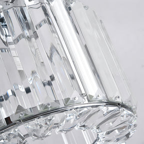 Modern Crystals Semi Flush Mount Ceiling Light for Hallway