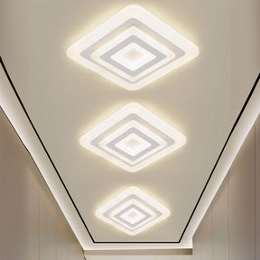 Modern Minimalism Square LED Flat Mounted Ceiling Light