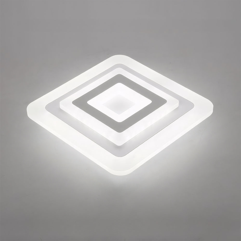 Modern Minimalism Square LED Flat Mounted Ceiling Light