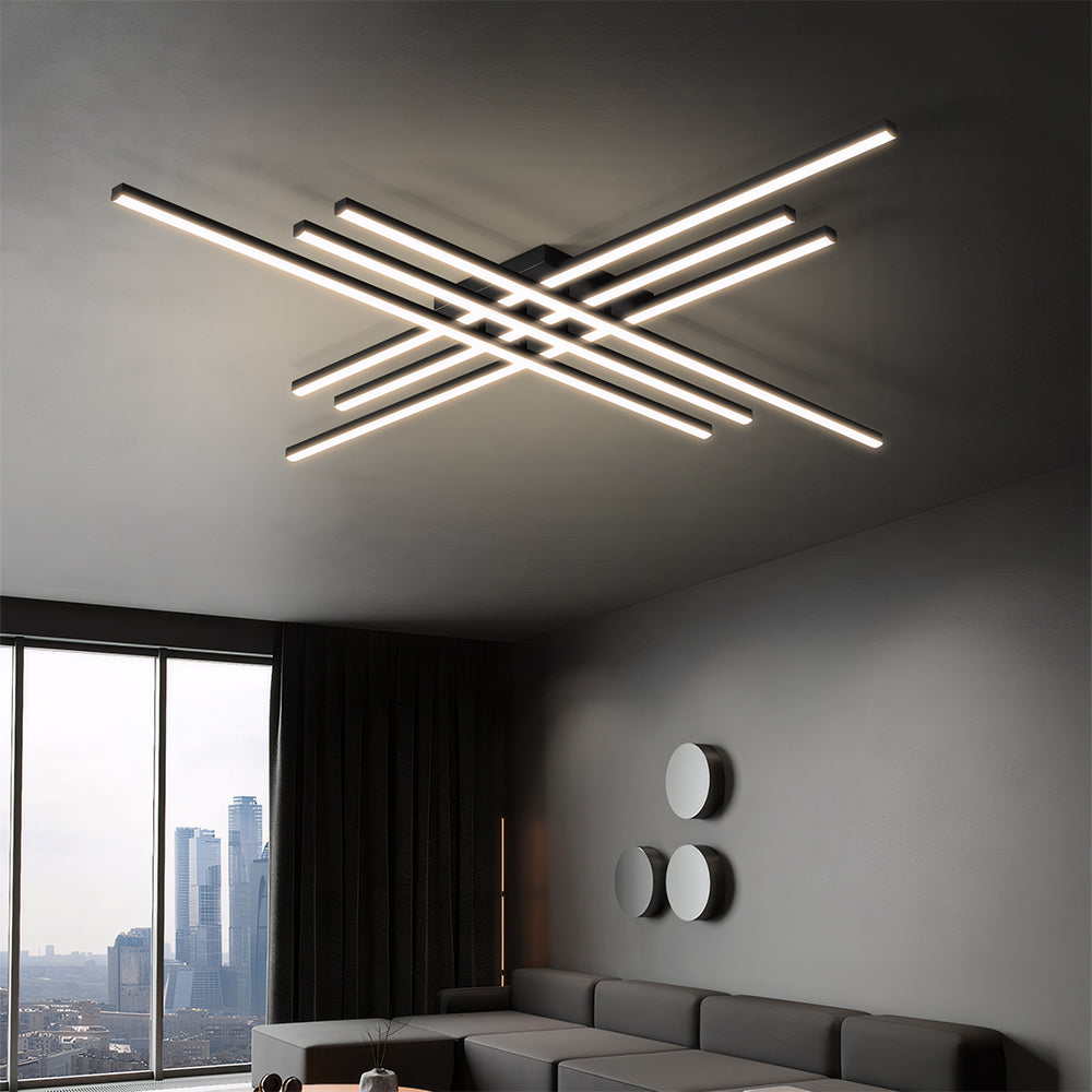 Minimalist Creative Lines LED Bedroom Ceiling Lights