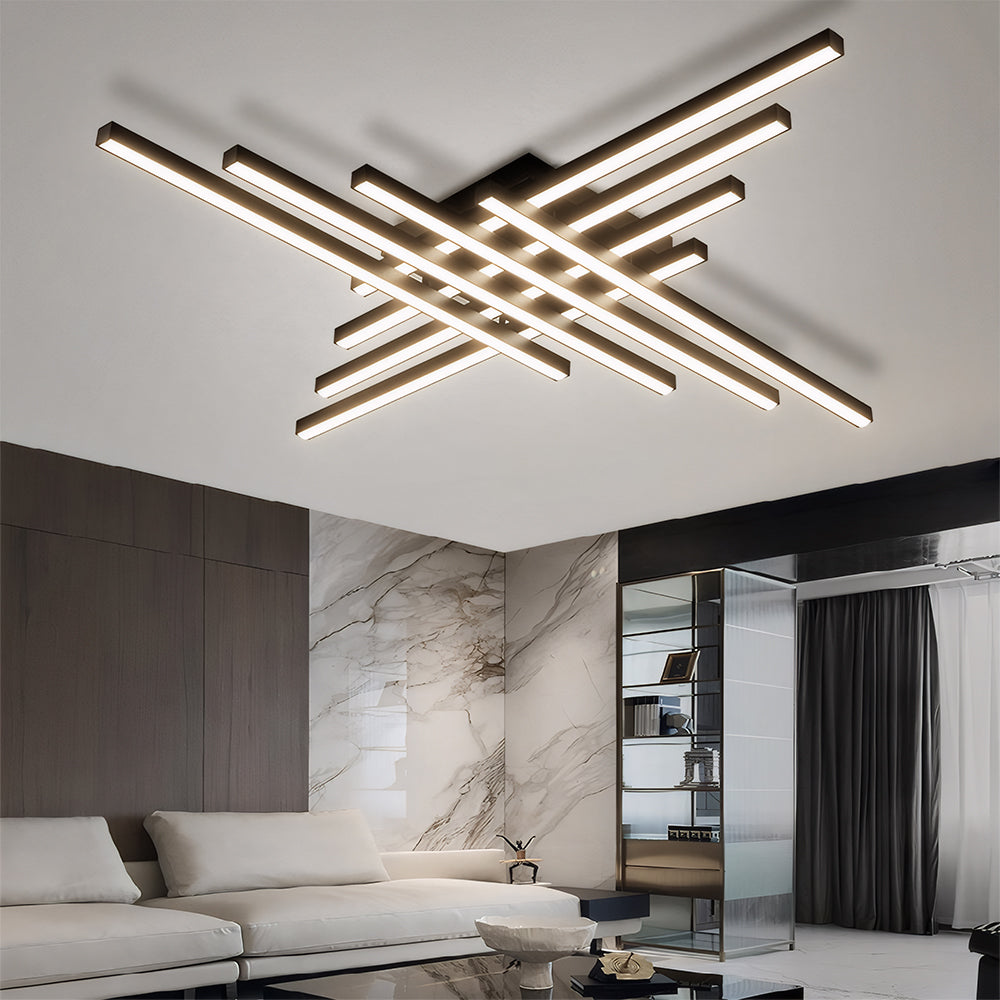 Minimalist Creative Lines LED Bedroom Ceiling Lights