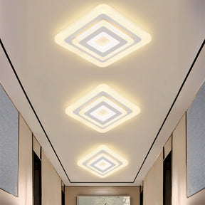 Modern Minimalism Square LED Flat Mounted Ceiling Light