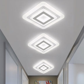 Modern Minimalism Square LED Flat Mounted Ceiling Light