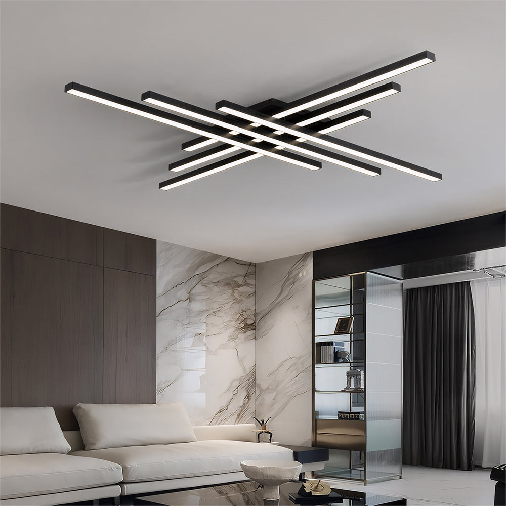 Minimalist Creative Lines LED Bedroom Ceiling Lights