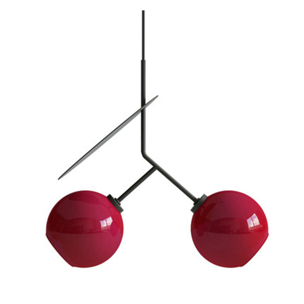 Postmodern Cherry Design Double-Headed Pendant Lamp