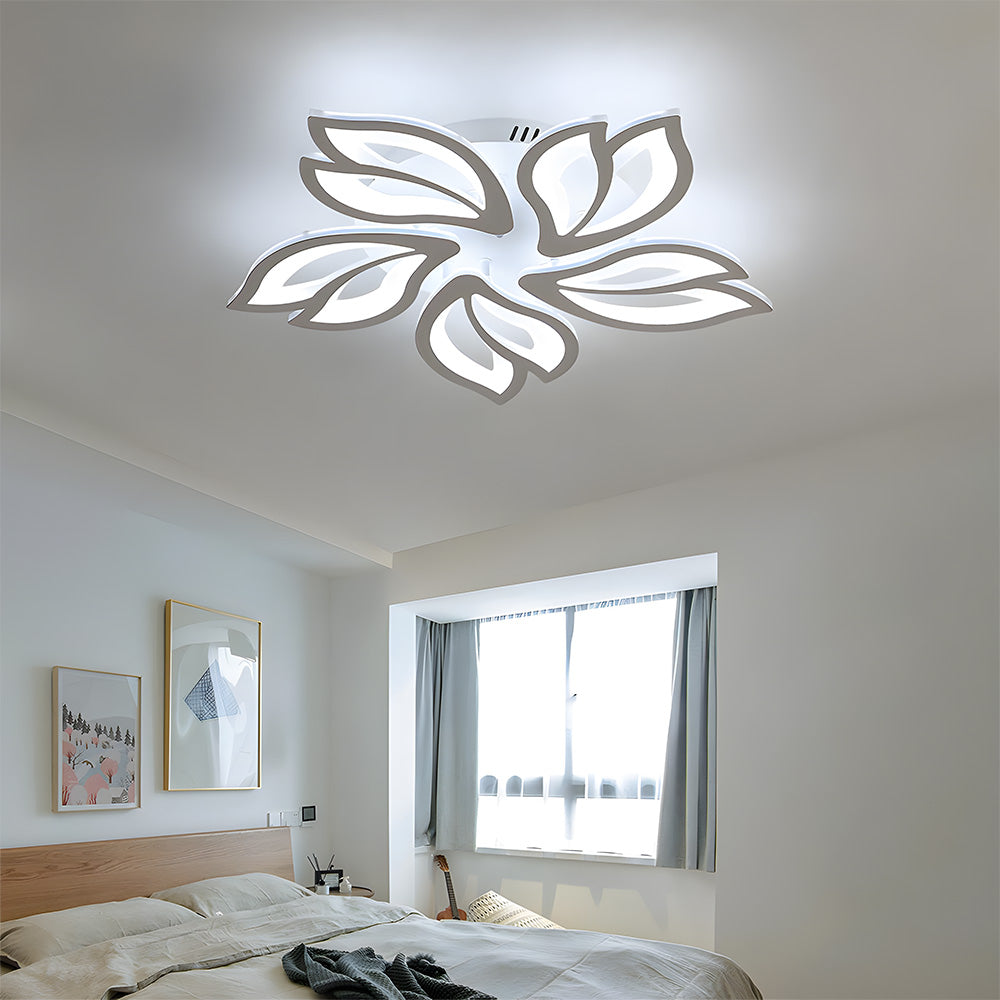 Creative Design Petals White Ceiling Light For Living Room