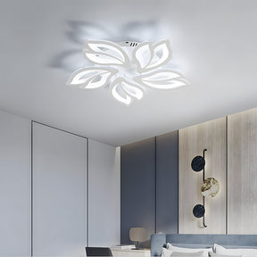 Creative Design Petals White Ceiling Light For Living Room