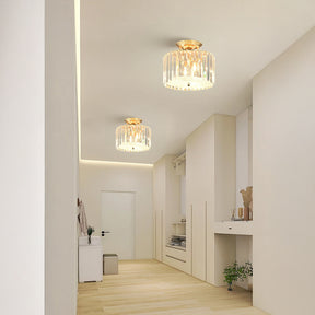 Crystal Ceiling Light Living Room Ceiling Lighting Gold
