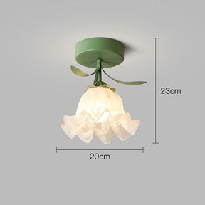 French Tiffany Simple Mini Flower Ceiling Light -Lampsmodern