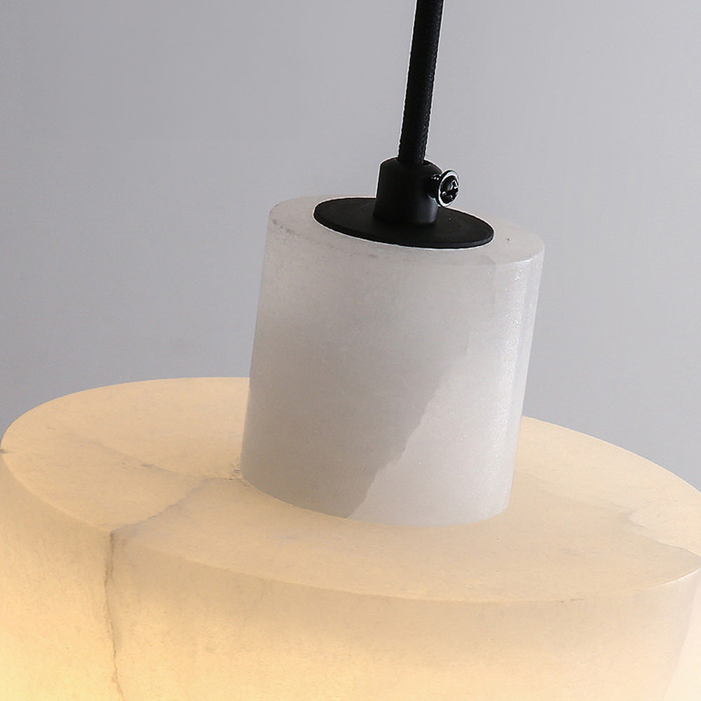 Industrial Simple White Marble Pendant Lighting