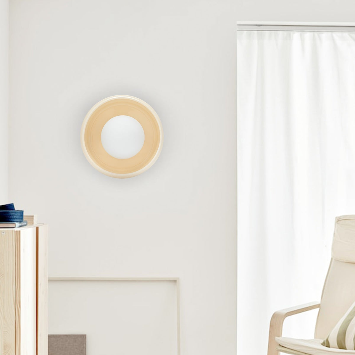 Contemporary Stained Ceramic Living Room Wall Light