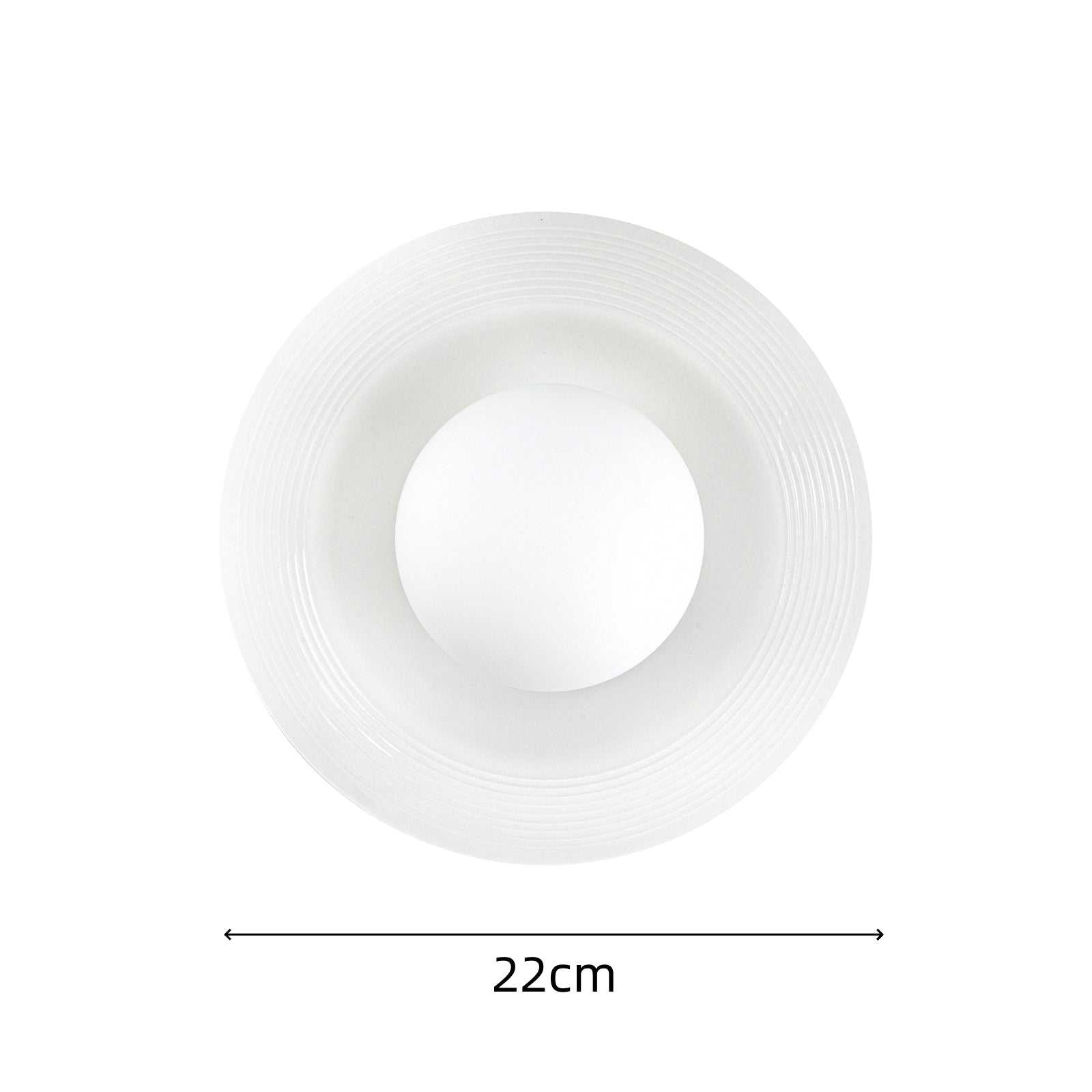 Modern Nordic Dome White Ceramic Wall Light