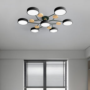 Modern Round Low Ceiling Light For Living Room