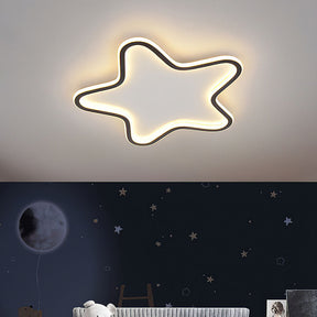 Creative Simple Star Shape LED Ceiling Lighting For Children's Room