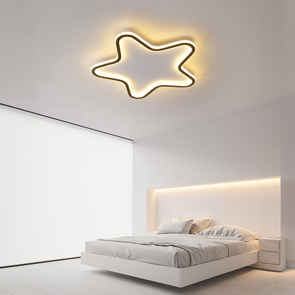 Creative Simple Star Shape LED Ceiling Lighting For Children's Room