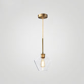 Industrial Glass Living Room Pendant Light