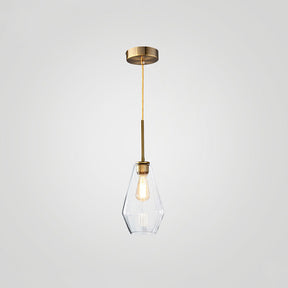 Industrial Glass Living Room Pendant Light