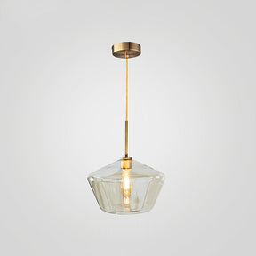 Industrial Glass Living Room Pendant Light