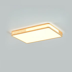 Contemporary Acrylic Wooden Flush Mount Ceiling Lights