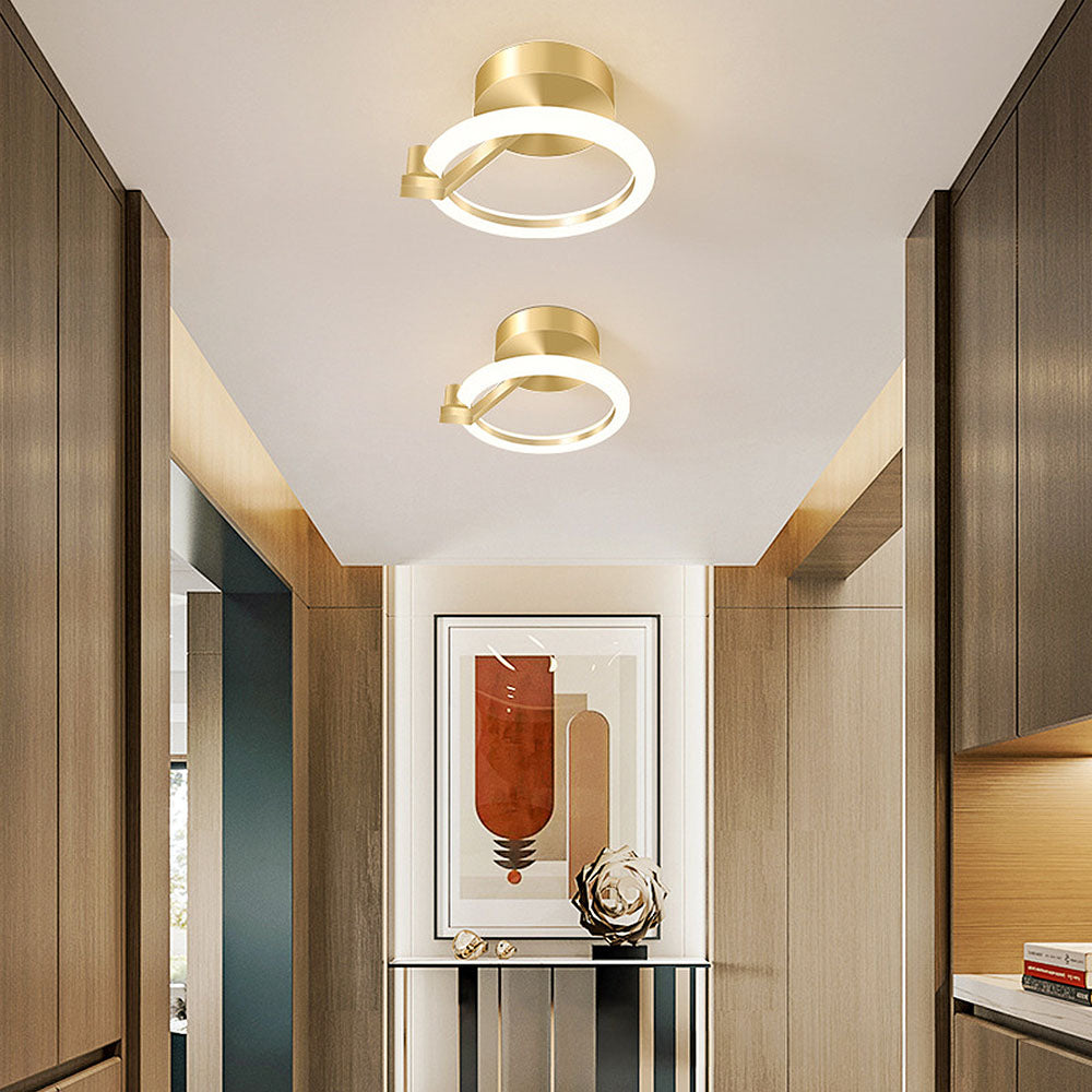 Luxury Mini Gold Living Room LED Ceiling Lights