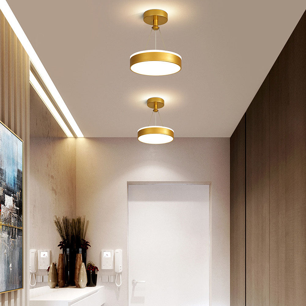 Modern Metal LED Pendant Ceiling Lights For Hallway