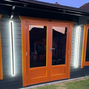 Modern black led lights outdoor lights