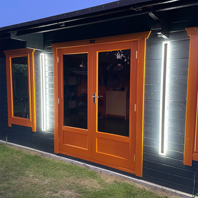 Modern black led lights outdoor lights