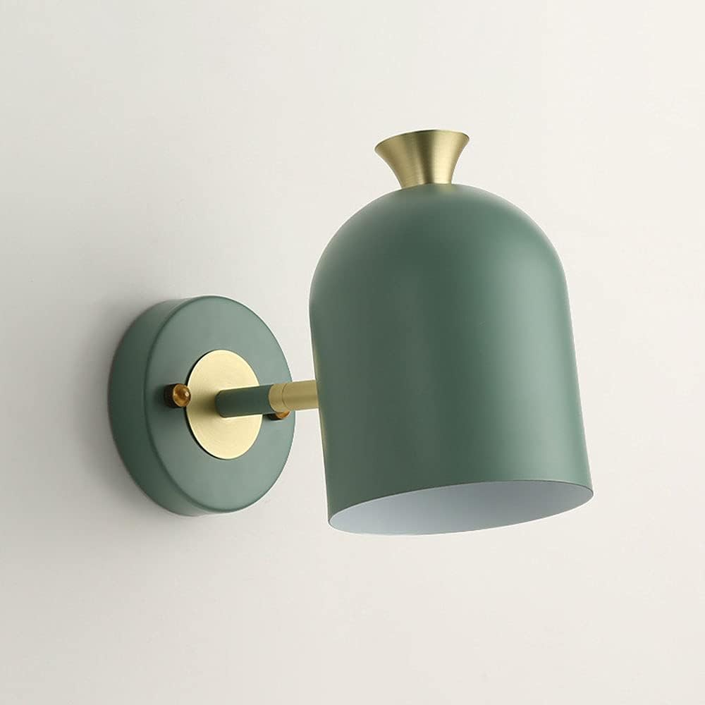 Stylish 1-Bulb Iron Wall Sconce for Hallway