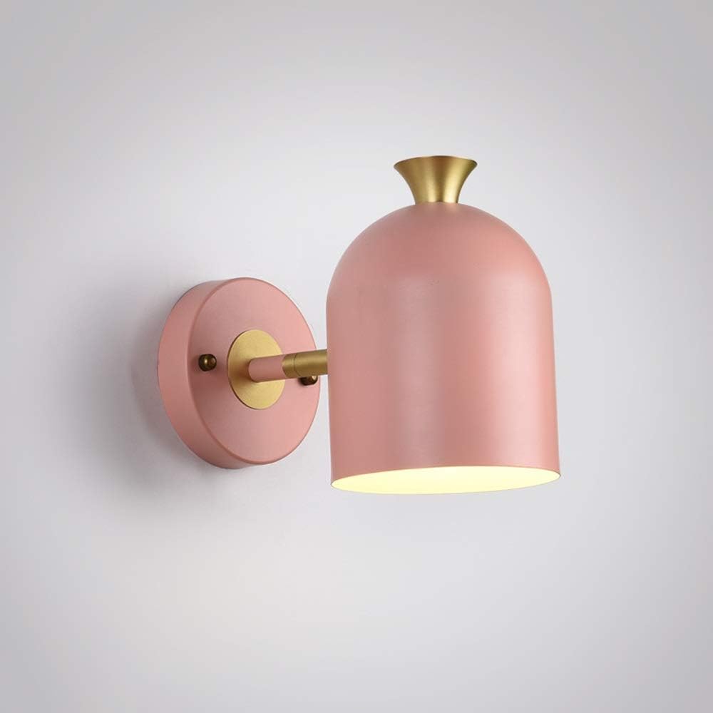 Stylish 1-Bulb Iron Wall Sconce for Hallway