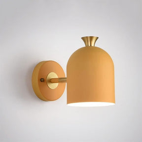 Stylish 1-Bulb Iron Wall Sconce for Hallway