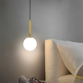 Modern Glass Pendant Light, Kitchen Dining Room Hanging Lampshade