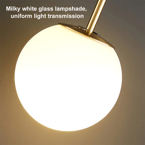 Modern Glass Pendant Light, Kitchen Dining Room Hanging Lampshade