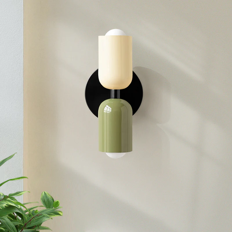 Modern Short Double Head Vintage Utility Room Wall Light