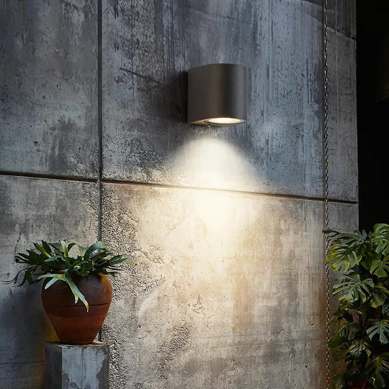 IP65 Black Square LED Outdoor Wall Lights