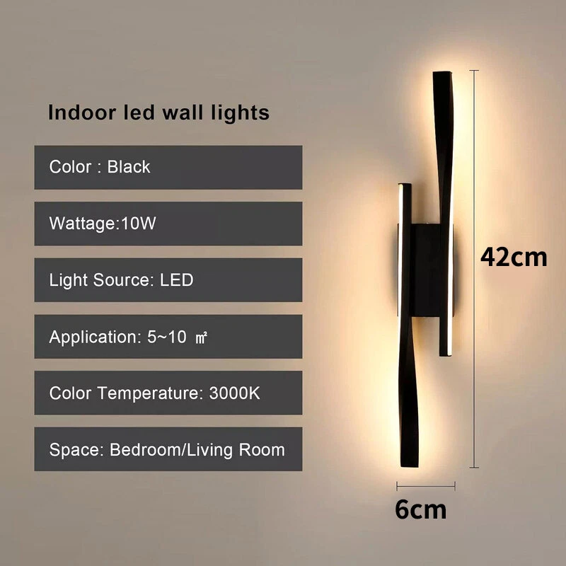 Modern LED Wall Lamp Living Room Bedside Wall Lamps