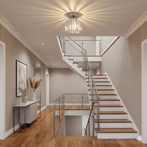 Modern 1-Light Hallway Flush Mount Ceiling Light