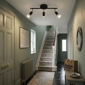 Modern Iron Multi-Lights Track Ceiling Light for Kitchen Bedroom
