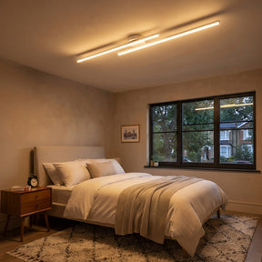Nova Linear LED Semi-Flush Ceiling Lights