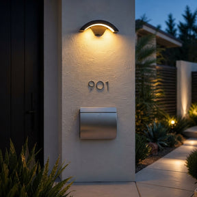Atlas Curved LED Outdoor Wall Light