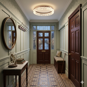 Modern Round Crystal LED Ceiling Light Fixtures