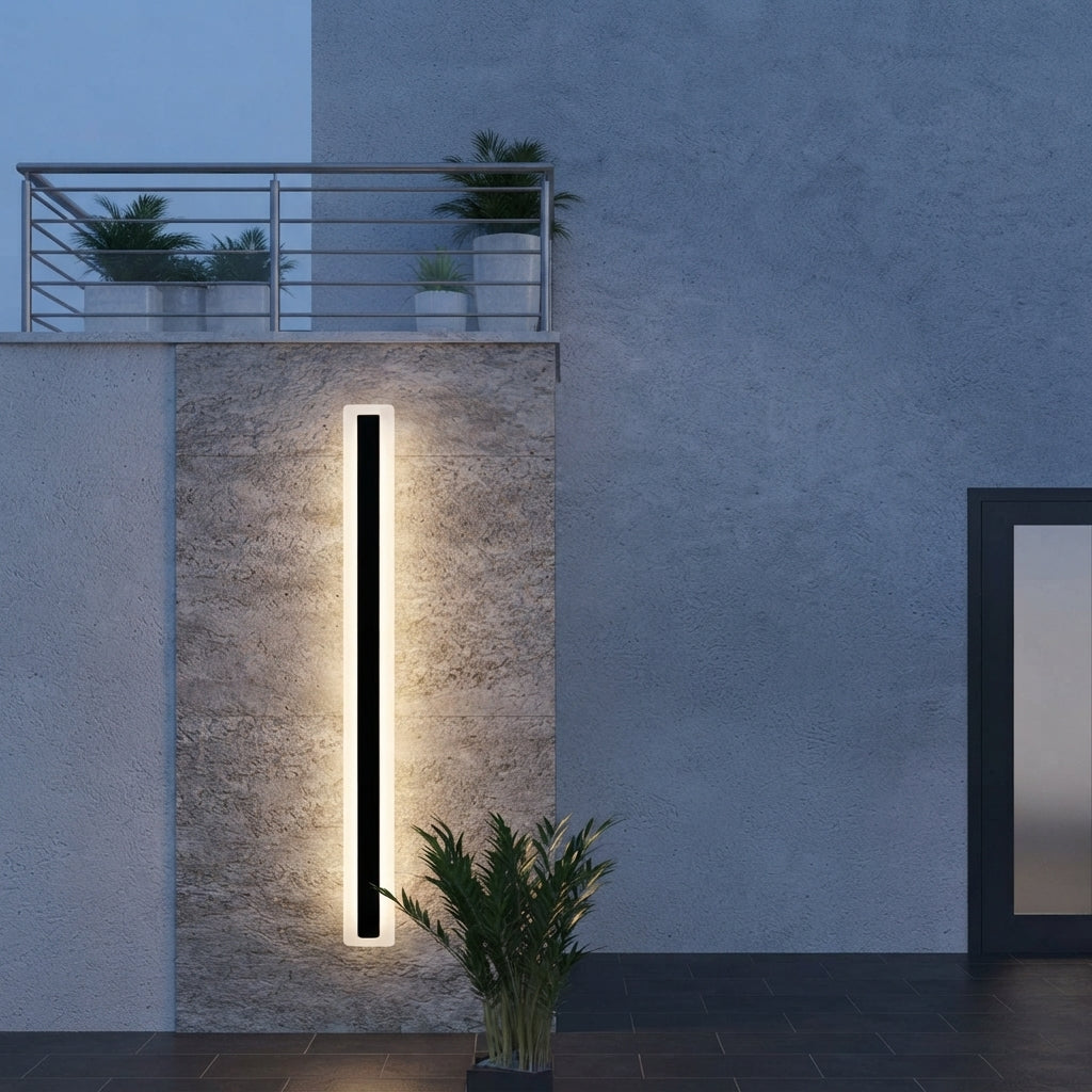Helios Long Strip IP65 Outdoor Wall Light