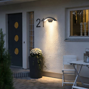 Atlas Curved LED Outdoor Wall Light