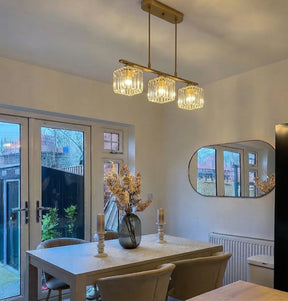Luna Crystal Linear Chandelier