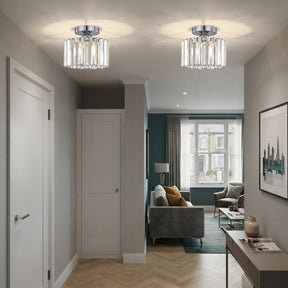 Luna Crystal Drum Ceiling Light