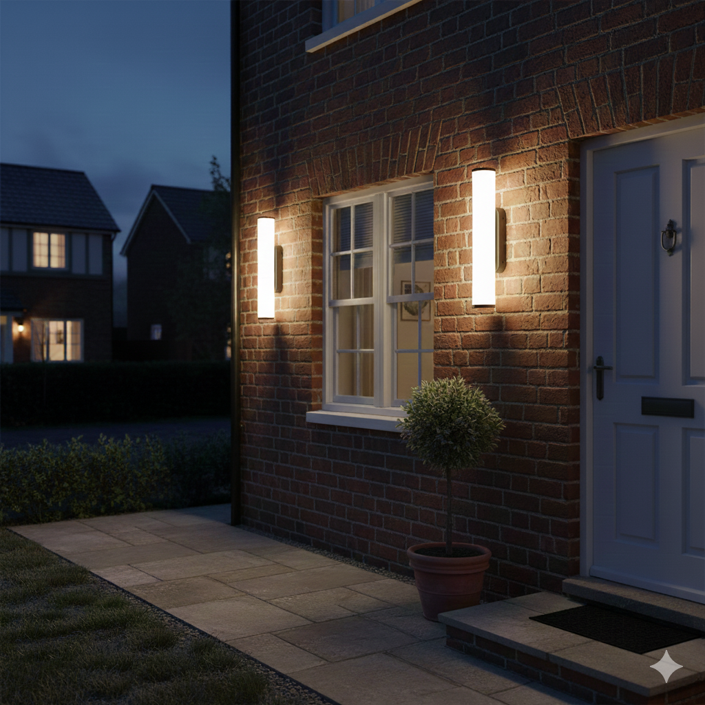 IP65 Outdoor Strip Waterproof Wall Lights for Courtyard, Garage