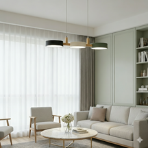 Modern Dining Rooms Cylinder Multi Light Pendant