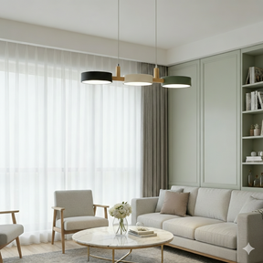 Modern Dining Rooms Cylinder Multi Light Pendant