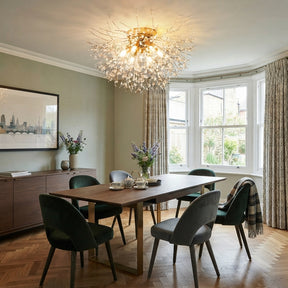 Aura Crystal Dandelion Ceiling Light